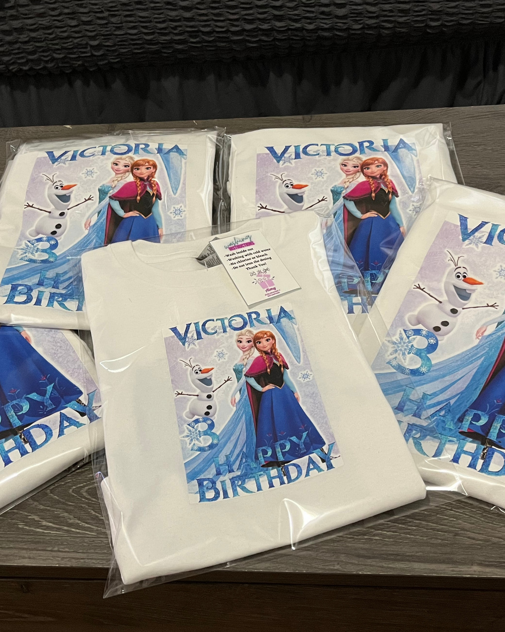 Playera de algodon personalizada para niños