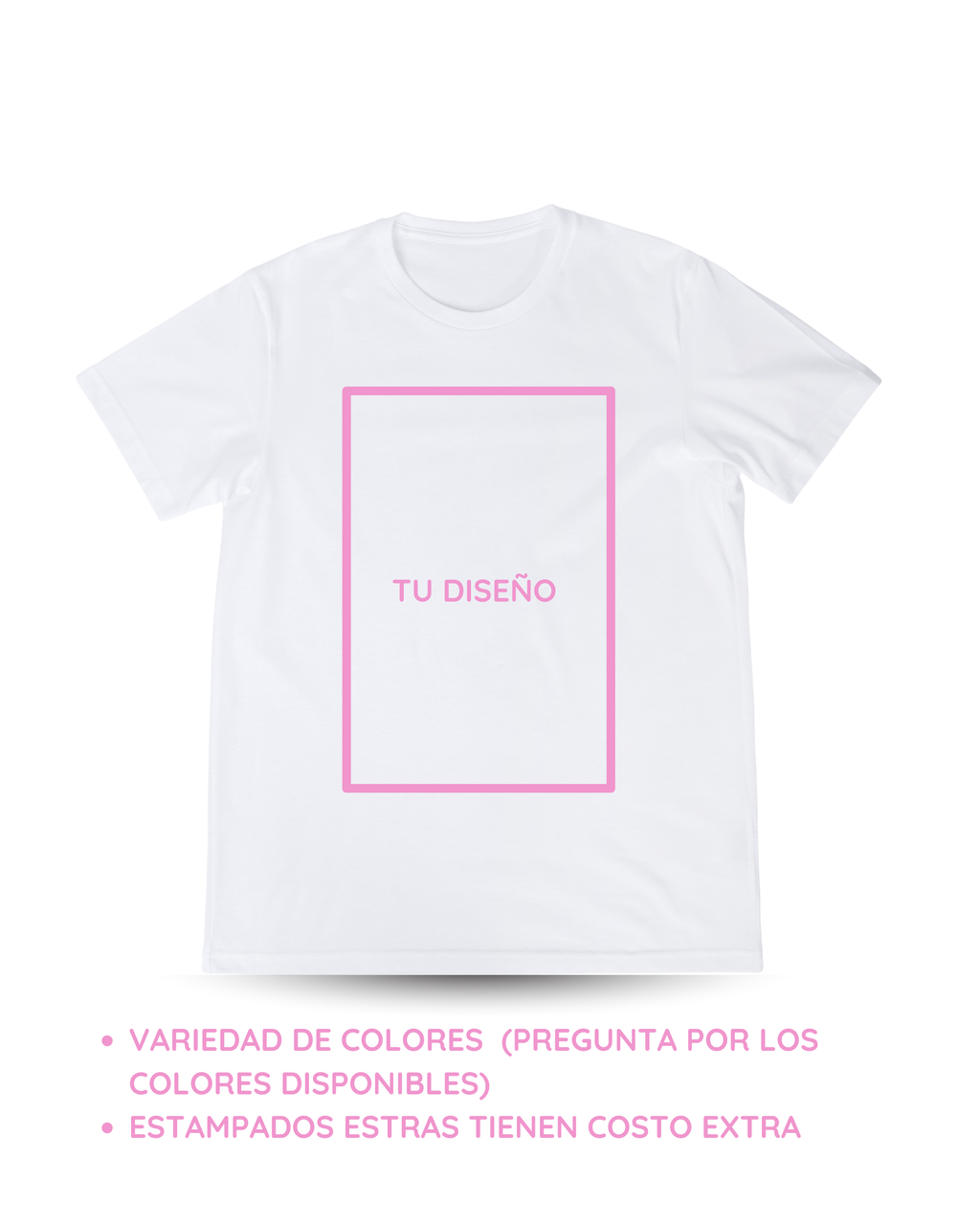 Playera Personalizada de algodon para Adulto