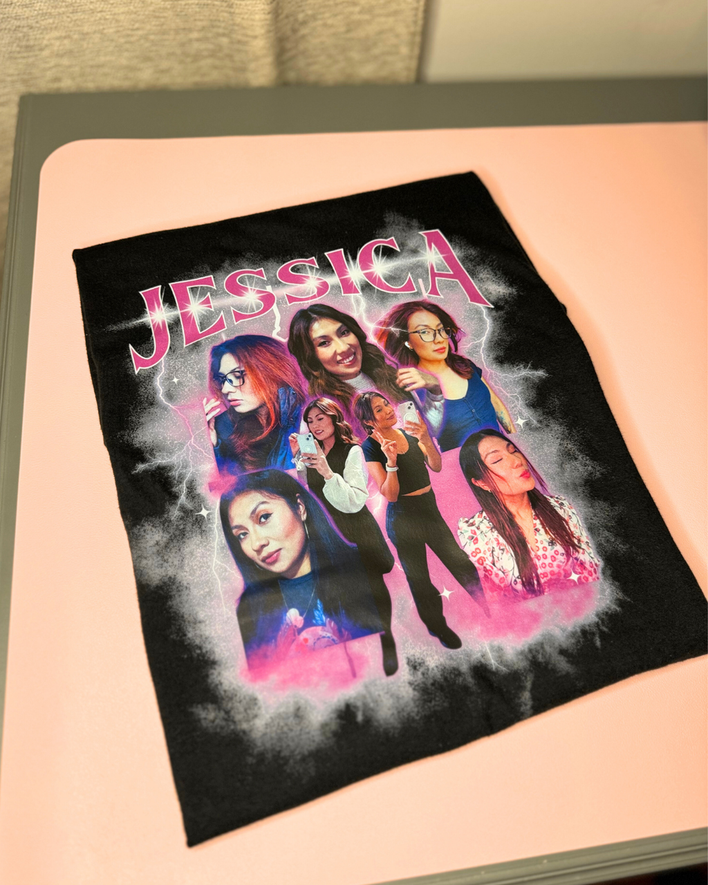 Playera personalizada para pareja estilo vintage