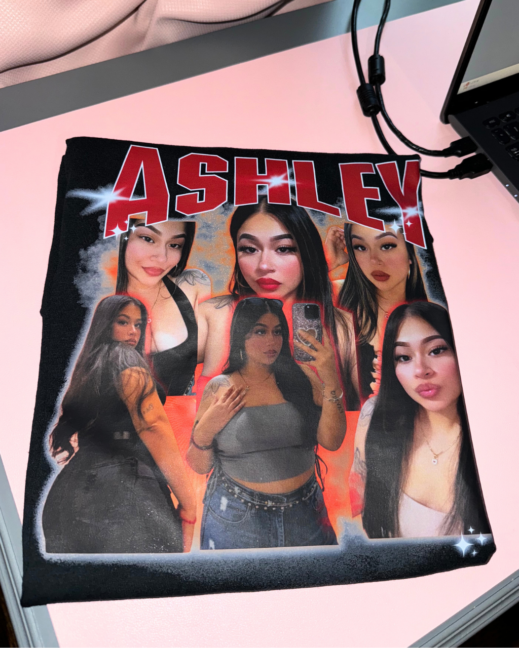 Playera personalizada para pareja estilo vintage