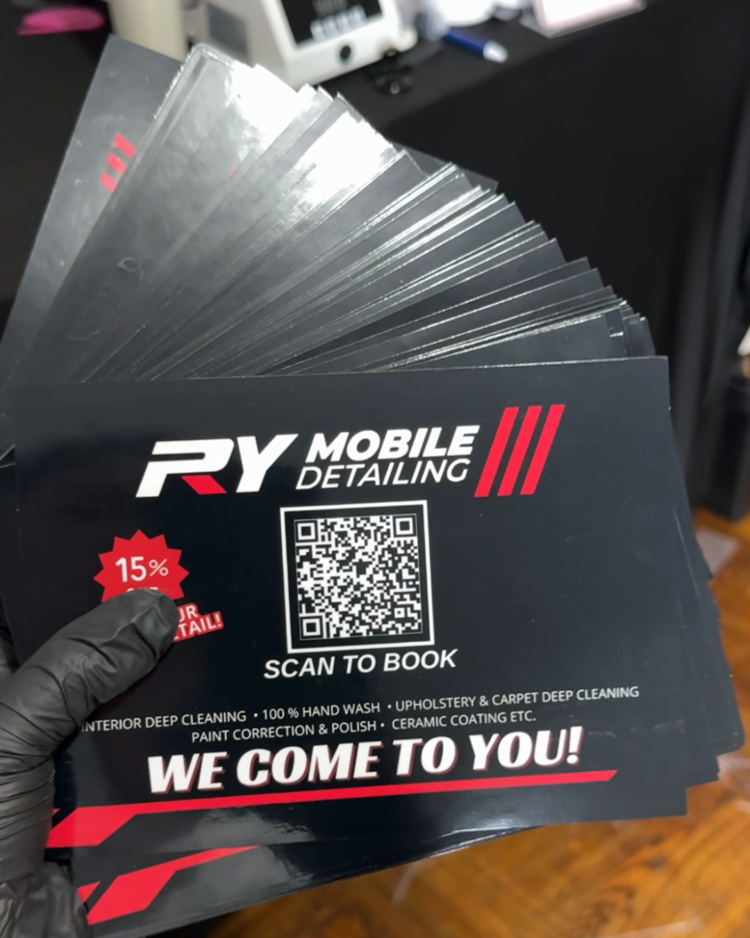 Potscards personalizados para negocios y publicidad 5"x7"